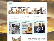 Tablet Screenshot of islandsvet.com